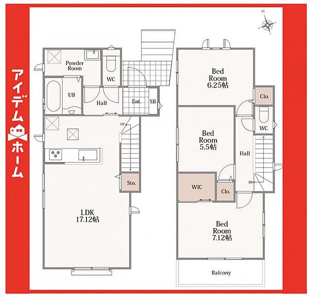 ☆B号棟間取図☆