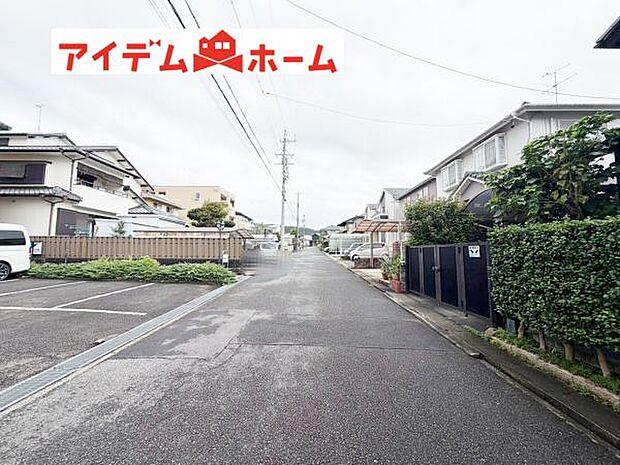 北側道路（2026年9月）撮影