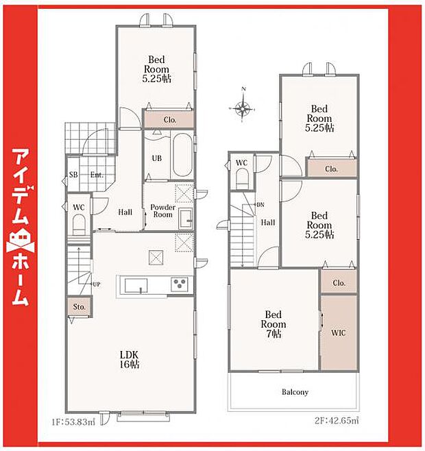 ☆B号棟間取図☆