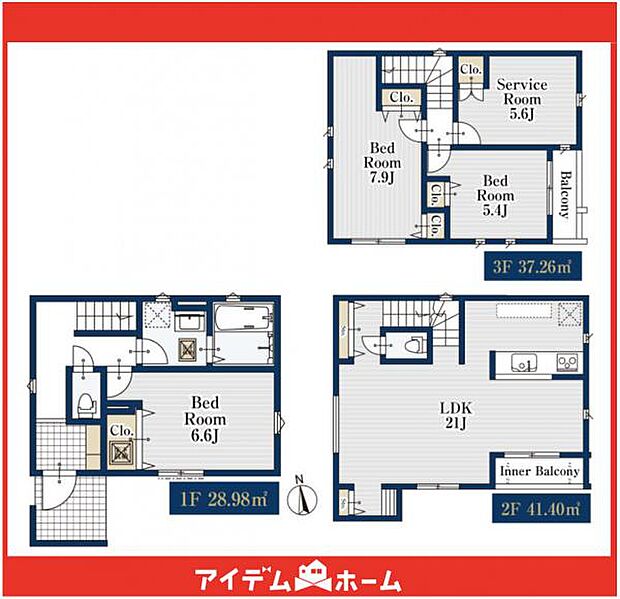 ☆1号棟間取図☆