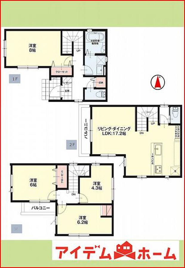 1号棟 間取り図