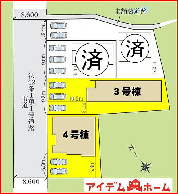 本物件は3号棟です。 　 