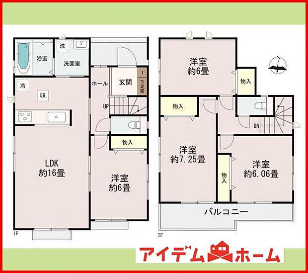 B号棟　間取り図 