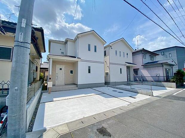 現地（2025年7月）撮影 B号棟 休日、平日問わずお気軽にお問合せくださいませ。