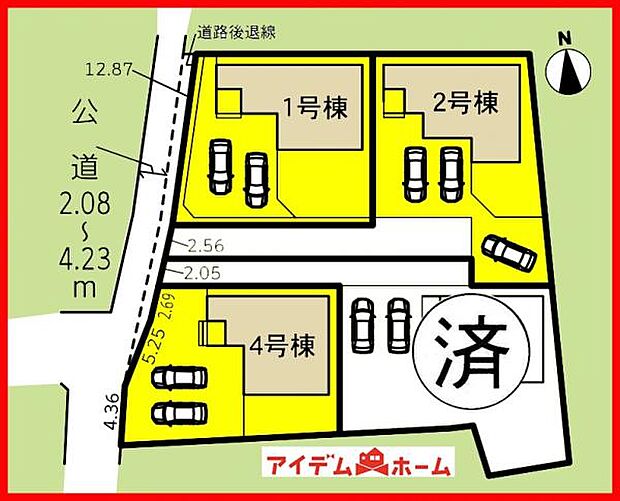 本物件は4号棟です。 　 
