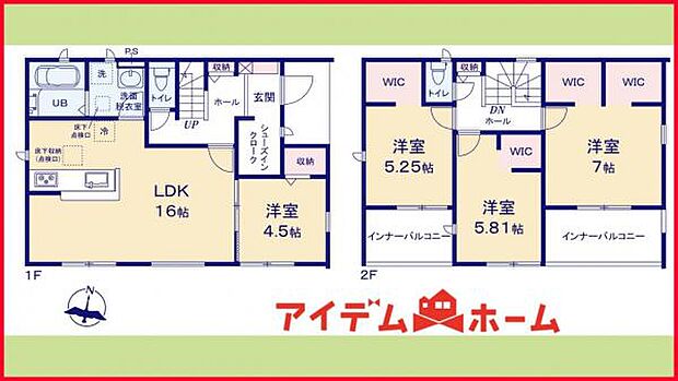 4号棟 間取り図