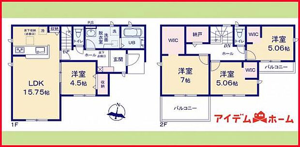2号棟　間取り図　