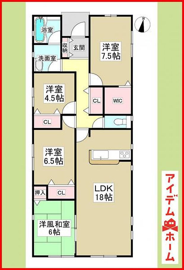 1号棟　間取り図　