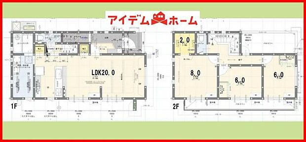 1号棟　間取り図 　  