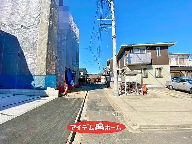前面道路 平日・土日問わずご案内致します!お気軽にお問合わせ下さい♪