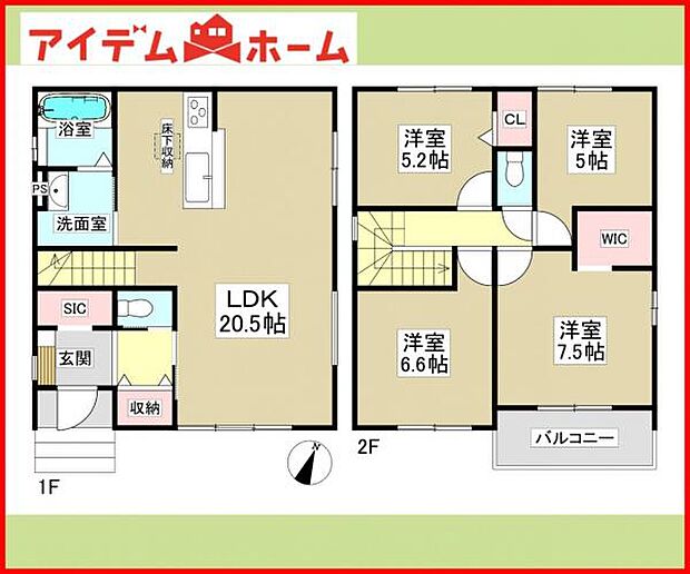 2号棟 間取り図