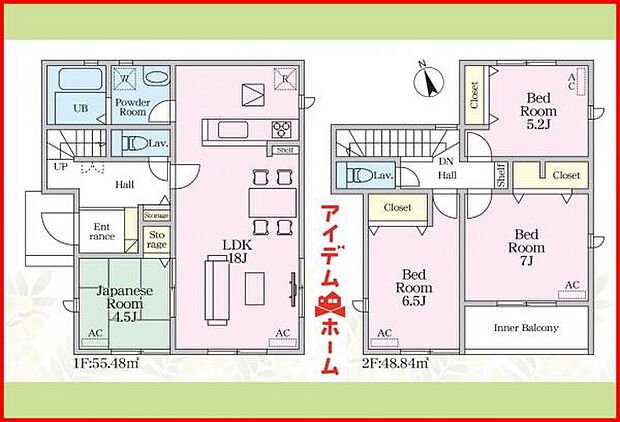 1号棟　間取り図