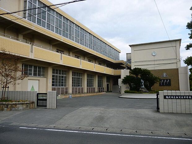 稲沢市立祖父江中学校(1140m)