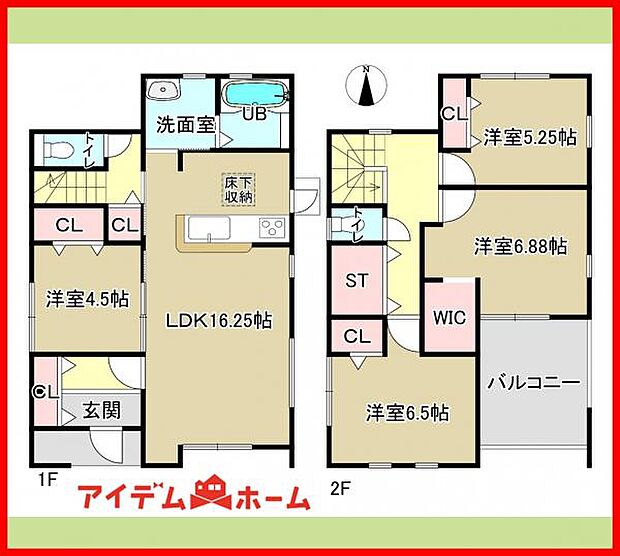 1号棟 間取り図