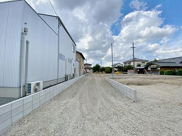 現地(2025年10月)撮影 協定道路 休日、平日問わずお気軽にお問合せくださいませ。