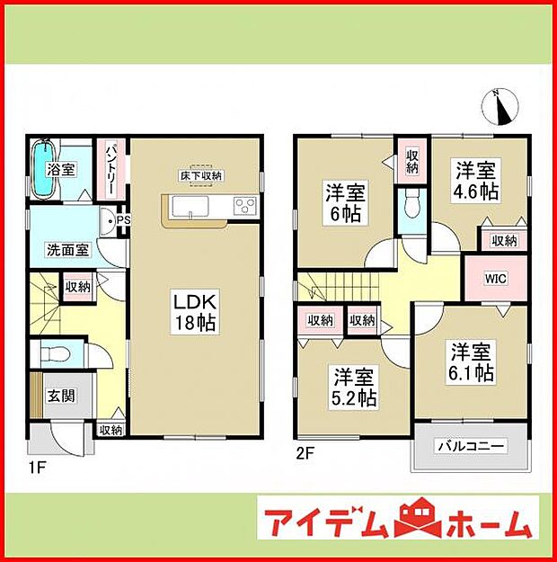 2号棟 間取り図