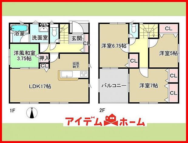 2号棟　間取り図　