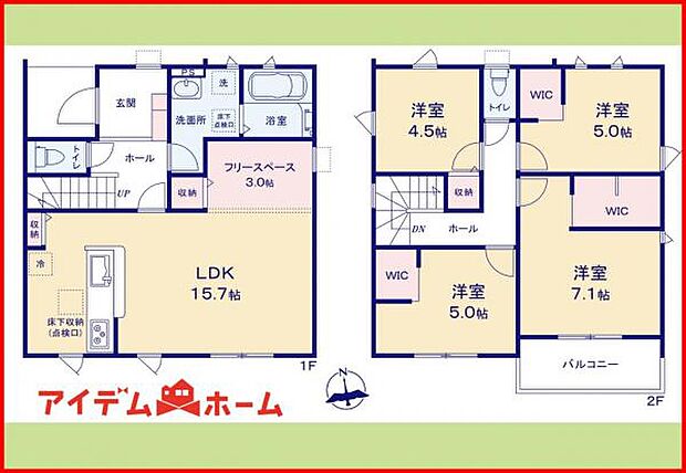 2号棟　間取り図　