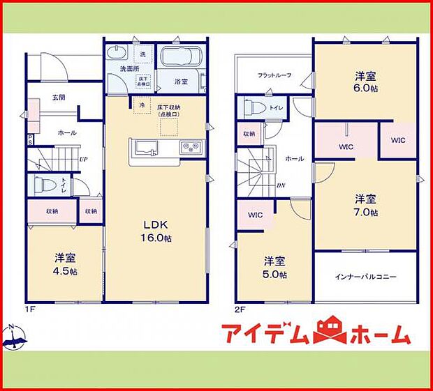 1号棟 間取り図