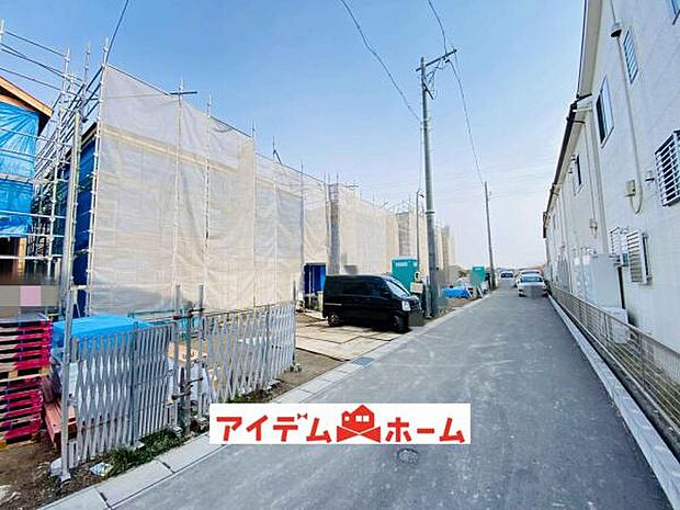 前面道路 平日・土日問わずご案内致しますお気軽にお問合わせ下さい♪ 