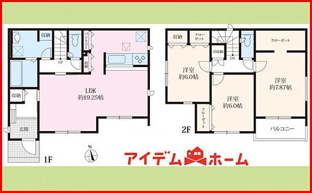 1号棟　間取り図　