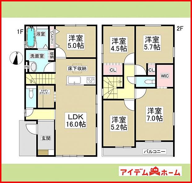 2号棟 間取り図