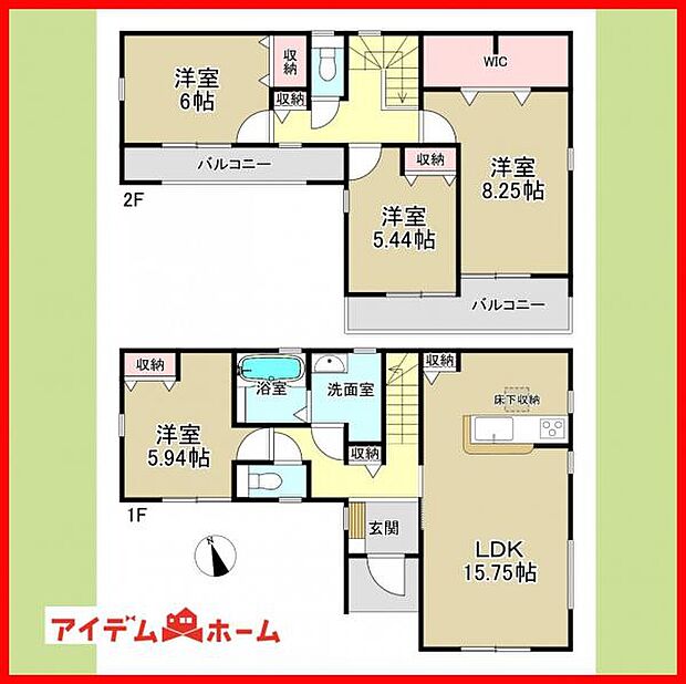2号棟　間取り図　