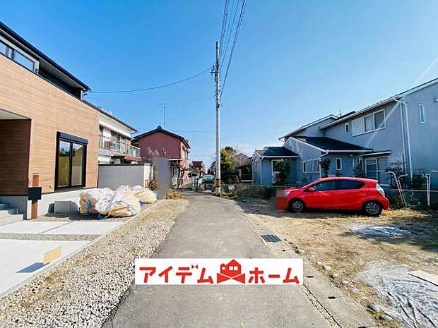 前面道路 平日・土日問わずご案内致しますお気軽にお問合わせ下さい♪ 