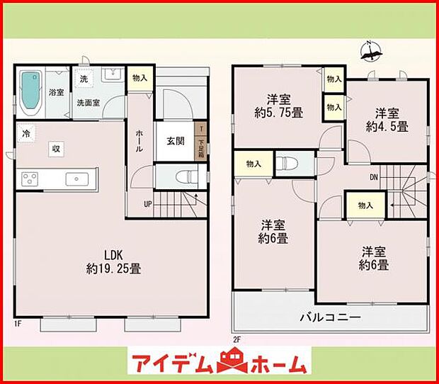 B号棟 間取り図