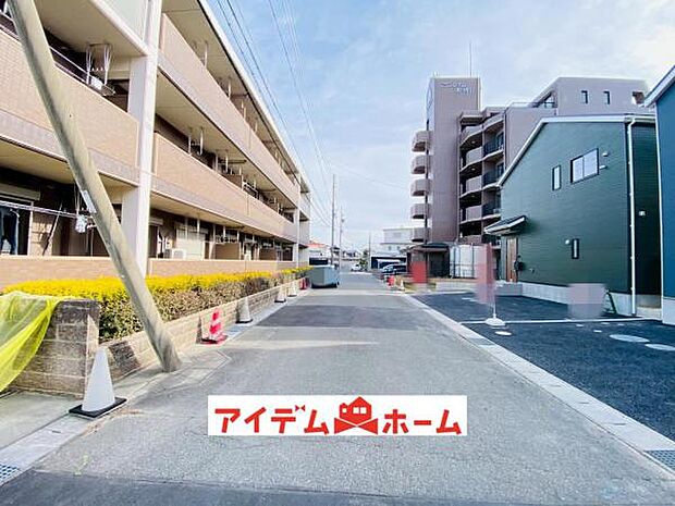 前面道路 平日・土日問わずご案内致しますお気軽にお問合わせ下さい♪ 