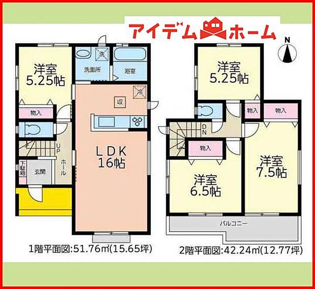 D号棟 間取り図