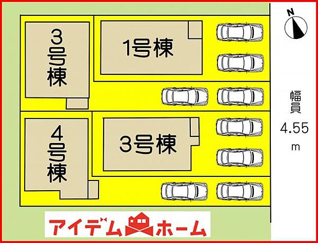 本物件は4号棟です。 　 