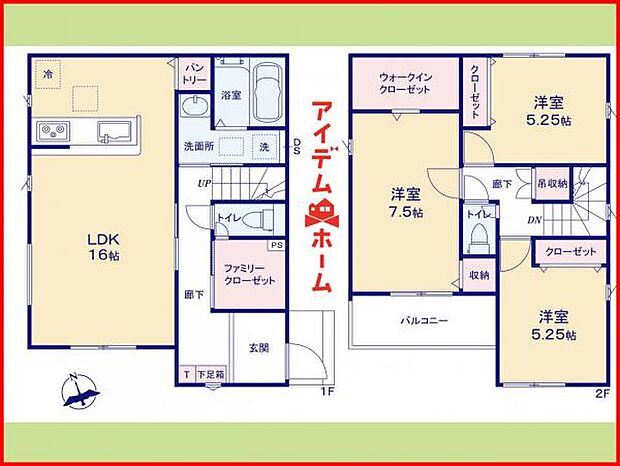 3号棟　間取り図　