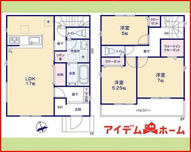2号棟　間取り図　