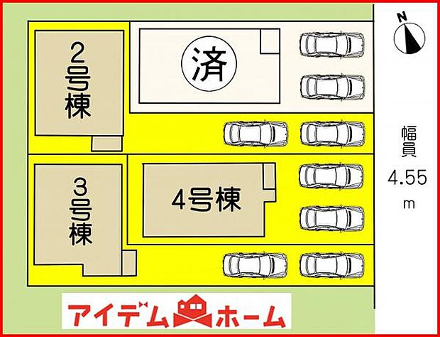 本物件は2号棟です。
