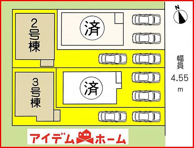 本物件は2号棟です。
