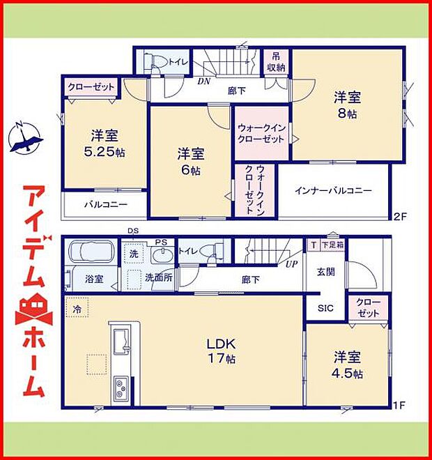 1号棟 間取り図