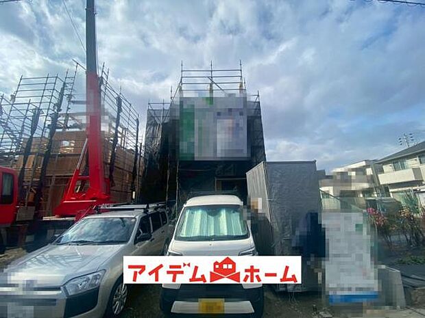 1号棟　外観写真 平日・土日問わずご案内致しますお気軽にお問合わせ下さい♪ 