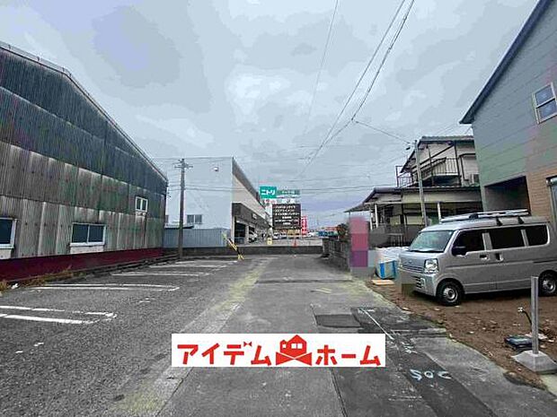 前面道路 平日・土日問わずご案内致しますお気軽にお問合わせ下さい♪ 