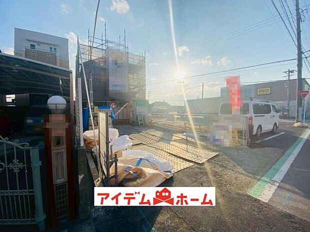 1号棟　外観写真 平日・土日問わずご案内致しますお気軽にお問合わせ下さい♪ 