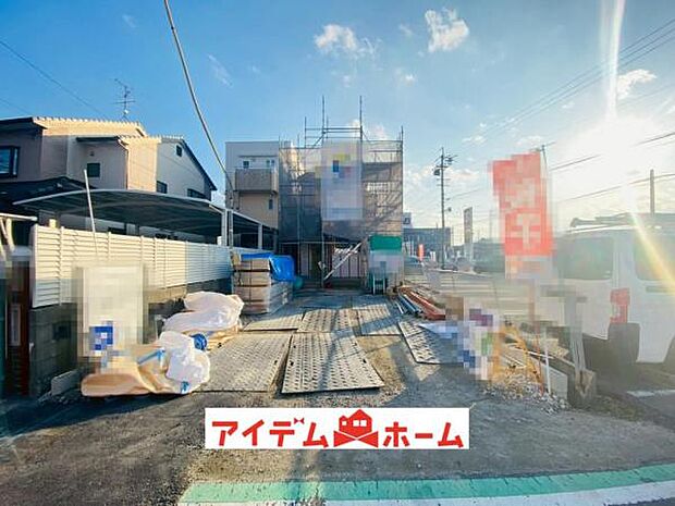 1号棟　外観写真 平日・土日問わずご案内致しますお気軽にお問合わせ下さい♪ 