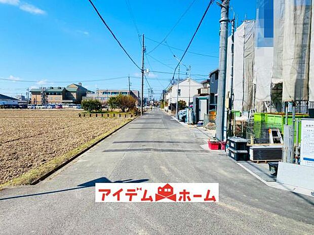前面道路 平日・土日問わずご案内致します!お気軽にお問合わせ下さい♪