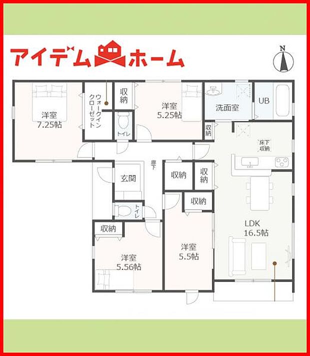 2号棟 間取り図