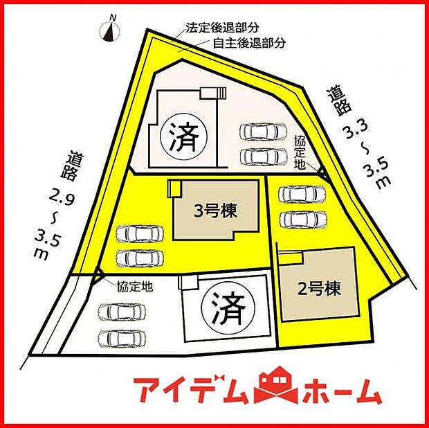 本物件は3号棟です。