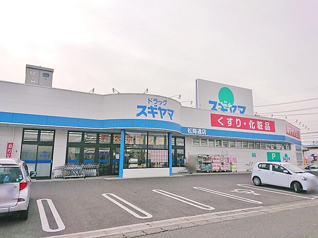 ドラッグスギヤマ 松降通店（1177m）