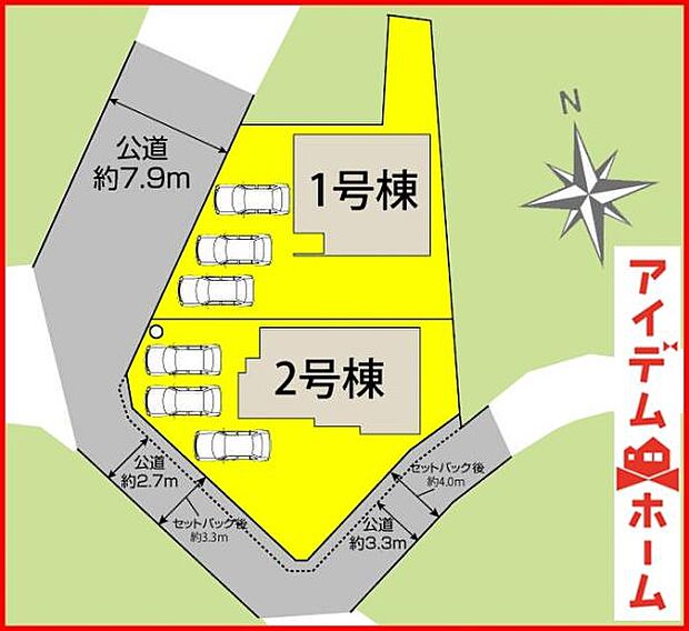 本物件は2号棟です。