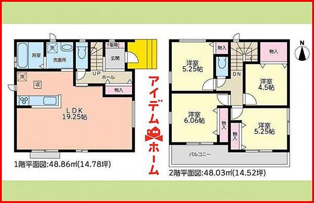 B号棟 間取り図