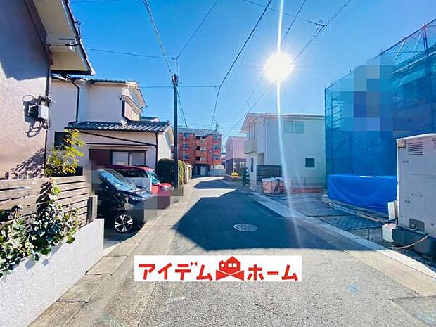 前面道路 平日・土日問わずご案内致しますお気軽にお問合わせ下さい♪ 