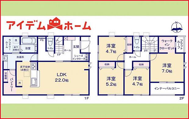1号棟 間取り図