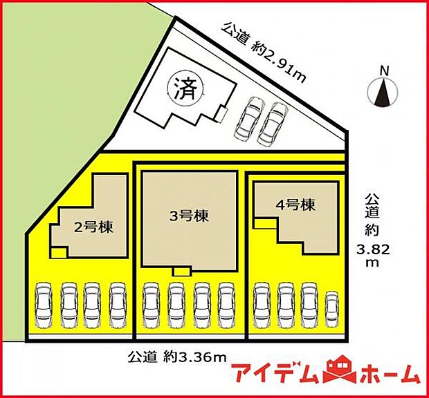 本物件は2号棟です。 　 